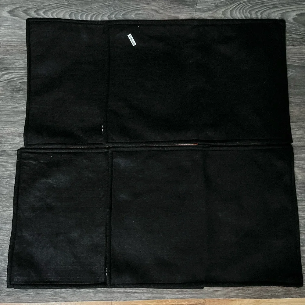 Felt Halloween Placemats Lot Of 4 Cat Pumpkin Ghost Boo 17